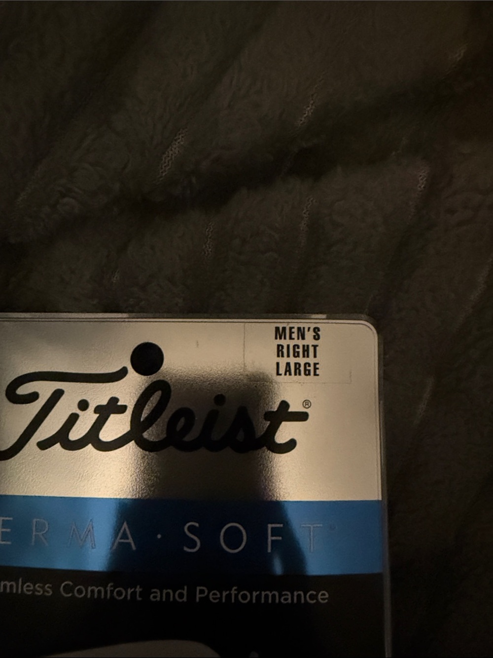Titleist White Perma-Soft Golf Glove RIGHT SZ LARGE - Picture 2 of 3